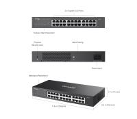 TP-LINK OMADA ES224G 24 PORT RJ45 GIGABIT KOLAY YÖNETİLEBİLİR SWITCH
